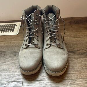 Grey Timberland Boots